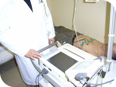 心電図検査の画像